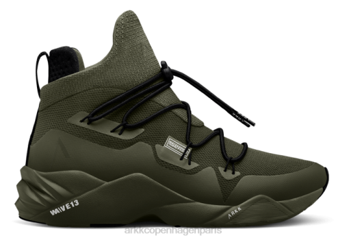 Arkk Copenhagen Paris 646V169 ARKK Copenhagen Chrontech maille hl w13 noir armée sombre