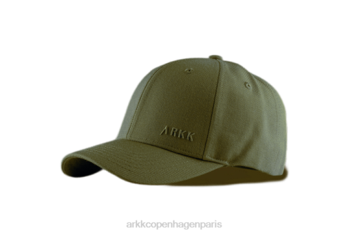Arkk Copenhagen Paris 646V268 ARKK Copenhagen casquette de baseball classique armée noire