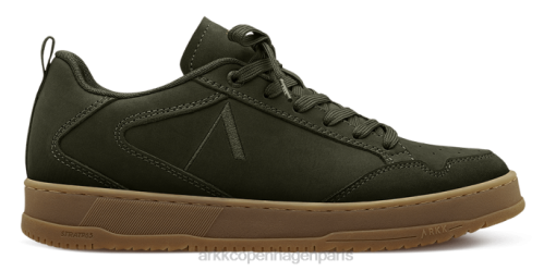 Arkk Copenhagen Paris 646V97 ARKK Copenhagen visière nubuck stratr65 gomme claire armée foncée