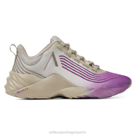 Arkk Copenhagen Sneakers Femme 646V162 ARKK Copenhagen maille ivoire w13 prune de l'armée douce et fanée