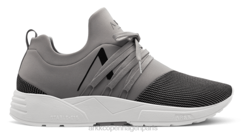Arkk Copenhagen Sneakers Femme 646V66 ARKK Copenhagen corbeau maille s-e15 gris argenté noir