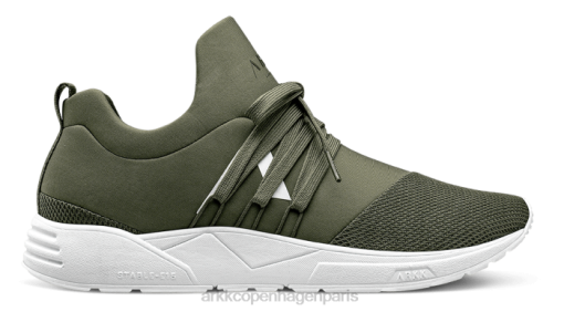 Arkk Copenhagen Sneakers Femme 646V81 ARKK Copenhagen corbeau maille animal de compagnie s-e15 blanc armée foncé