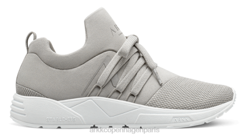 Arkk Copenhagen Sneakers Femme 646V90 ARKK Copenhagen corbeau maille animal de compagnie s-e15 gris blanc