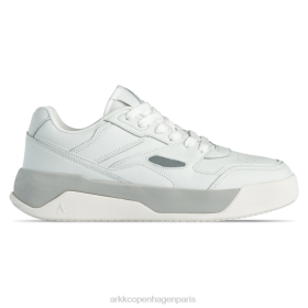 Chaussures Arkk Copenhagen 646V146 ARKK Copenhagen époque cuir dynastie-01 blanc mirage gris
