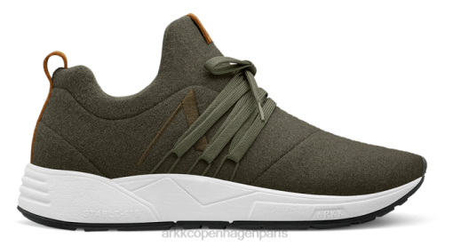 Chaussures Arkk Copenhagen 646V53 ARKK Copenhagen laine de corbeau s-e15 marron militaire foncé
